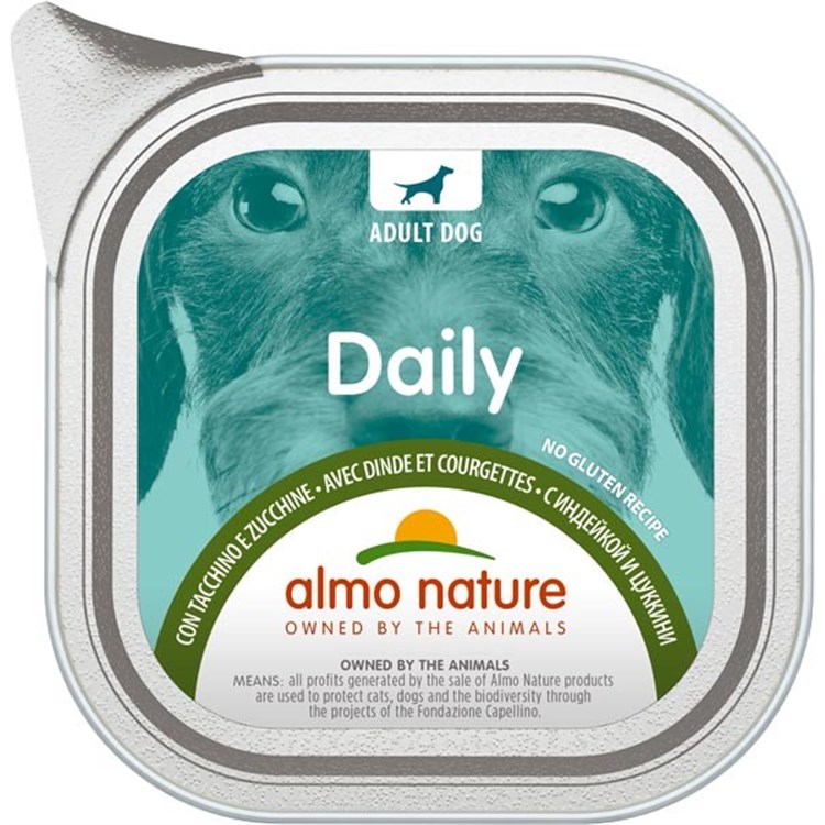 Almo Nature Daily Menu Tacchino Zucchine 100 gr Per Cane