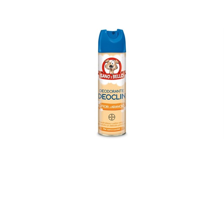 Bayer Deodorante Deoclin Assorbiodore Fiori d'Arancio 250 ml Sano e Bello