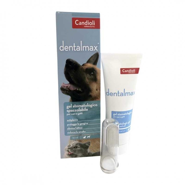 Candioli Dentalmax 50 ml Gel Stomatologico Spazzolabile Cani E Gatti