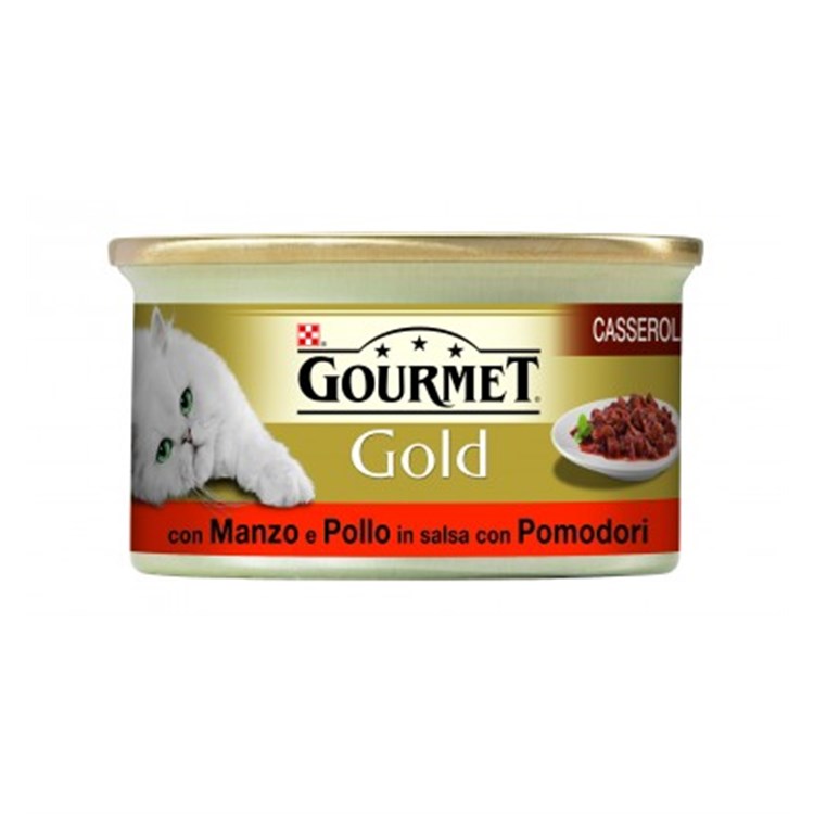 Gourmet gold Casserole 85 gr Manzo Pollo e Pomodoro