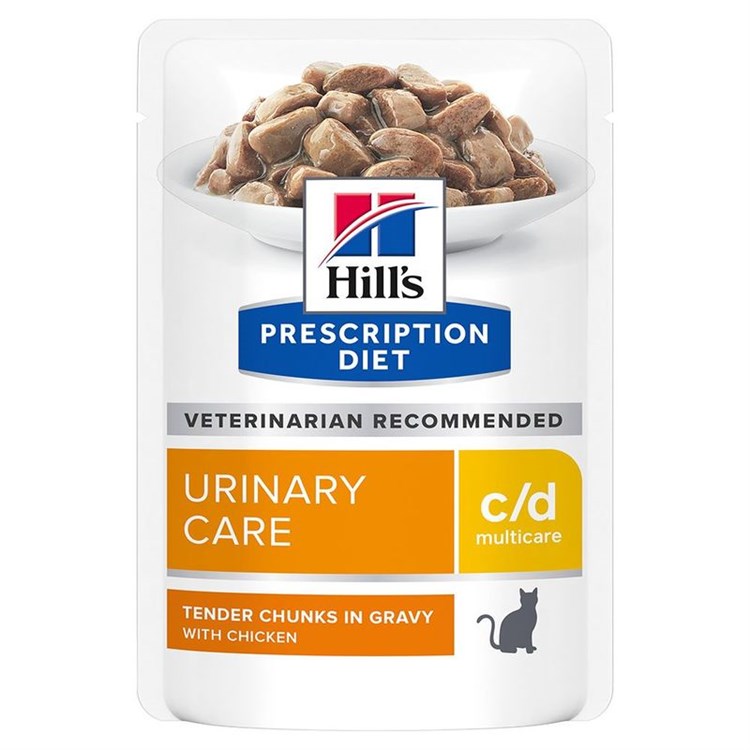 Hill's Diet C/D Pollo Urinary Care 85 gr Umido Gatto