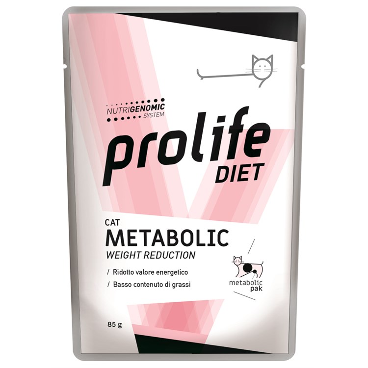 Prolife Cat Diet Metabolic Weigh Reduction 85 gr Umido Gatto