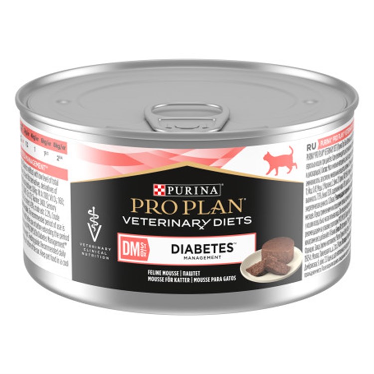 Purina Pro Plan Veterinary Diets DM Diabetic 195 gr Lattina Umido Gatti