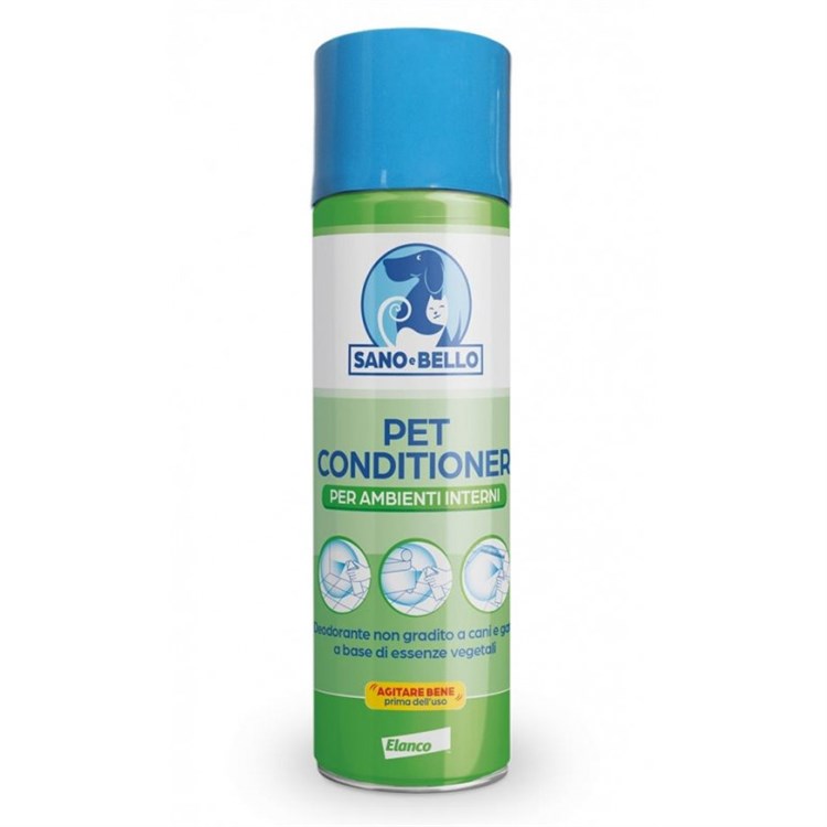 Sano e Bello Pet Conditioner Repellente Ambienti Interni 300 ml Per Gatti e Cani