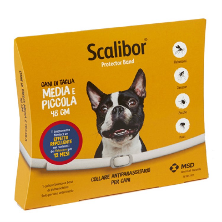 Scalibor Collare Antiparassitario per cani taglia piccola e media 48 cm